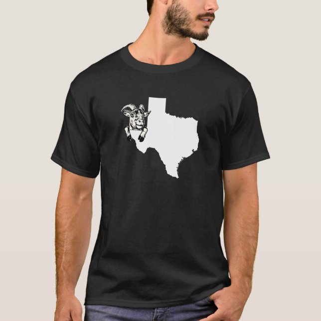 Camiseta Texan Goat Rancher Goat Farmer Texas Destaca Para  (Frente)