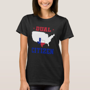 Camiseta Texan Lone Star State Texas duplo cidadão