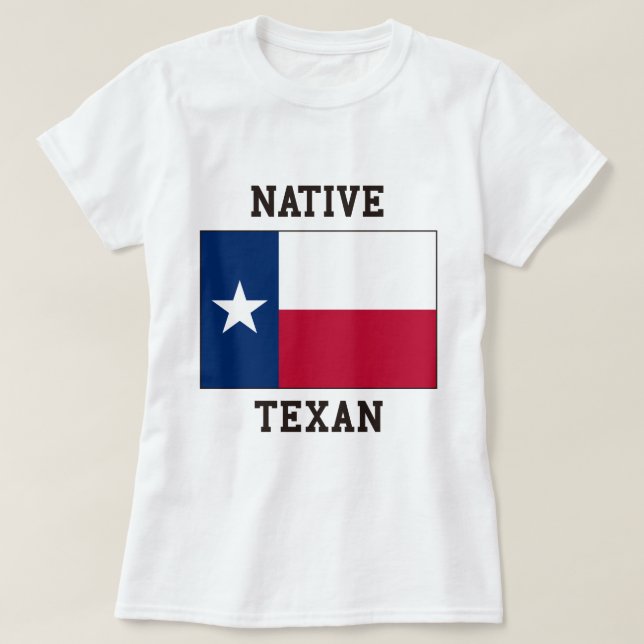 Camiseta Texan nativo (Frente do Design)