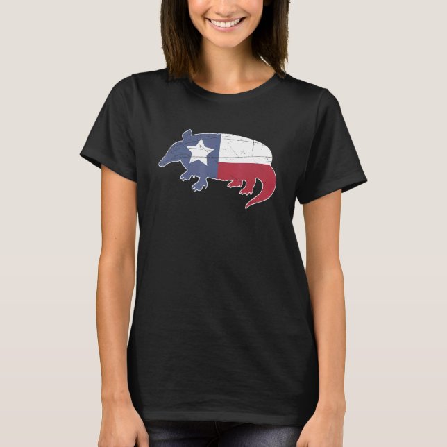 Camiseta Texan Pride Outdoor Animal Texas Flag Wildlife Arm (Frente)