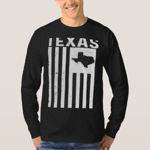Camiseta Texan Vintage Patr, Bandeira do Texas Americano