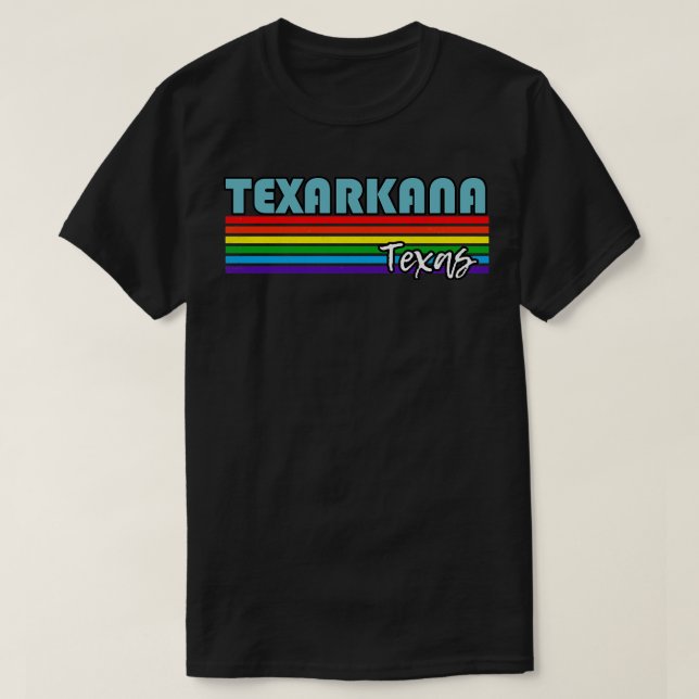 Camiseta Texarkana Texas Pride Texarkana Gift LGBT S (Frente do Design)
