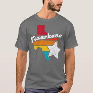 Camiseta Texarkana Texas Vintage angustiou Souvenir 2