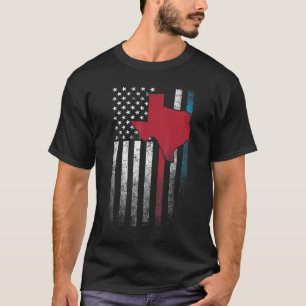 Camiseta Texas 4 de julho American Flag Usa America Patr