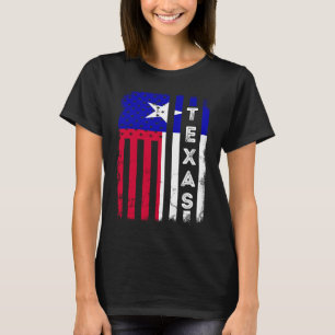 Camiseta Texas American Flag Home State Texas Flag