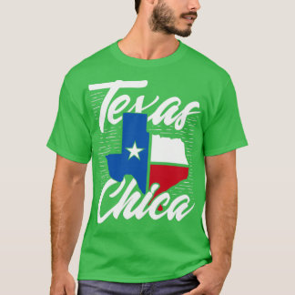 Camiseta Texas Americano Chica Flag Texan