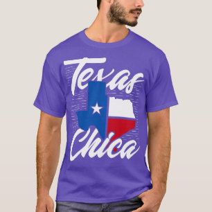 Camiseta Texas Americano Chica Flag Texan