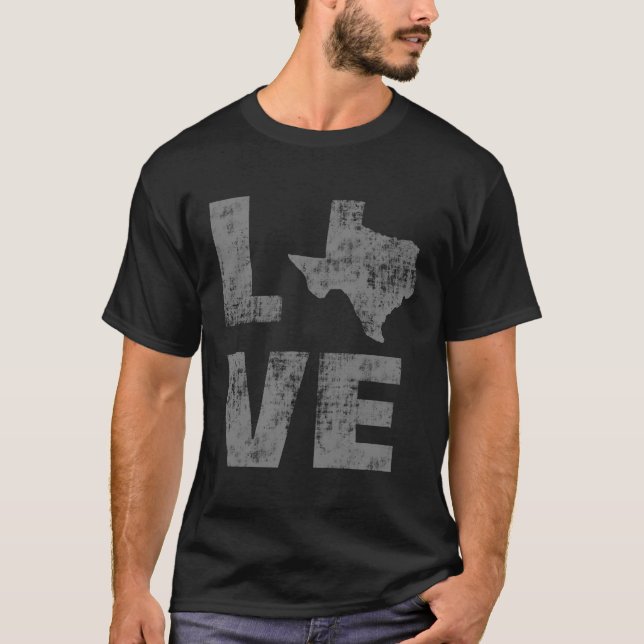 Camiseta Texas Amor Bacana Angustiado (Frente)