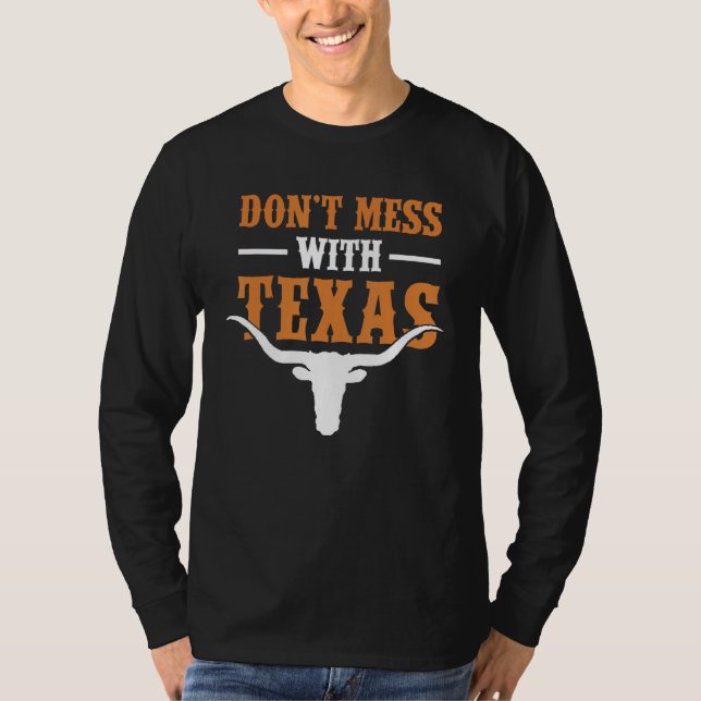Camiseta Texas Austin Dallas TX Alamo Souvenir Texan Lone S (Frente)