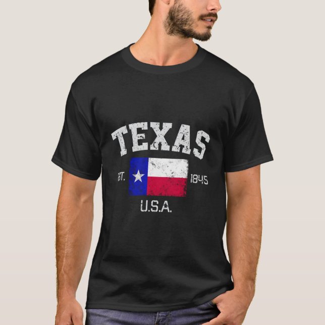Camiseta Texas Austin Est 1845 (Frente)