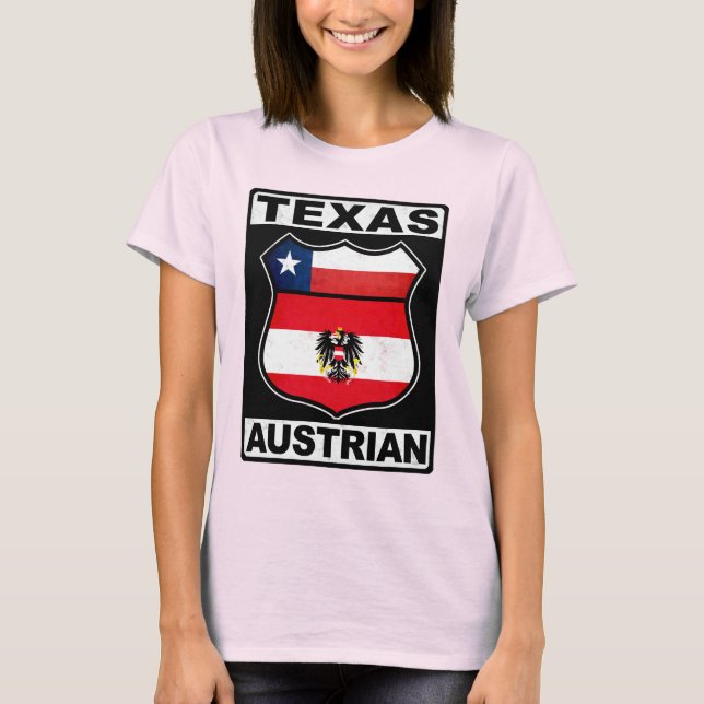 Camiseta Texas Austríaco Americano (Frente)
