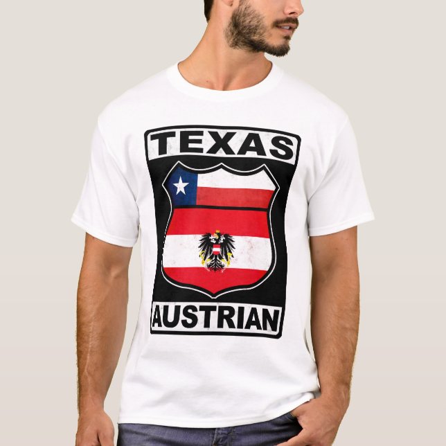 Camiseta Texas Austríaco Americano (Frente)