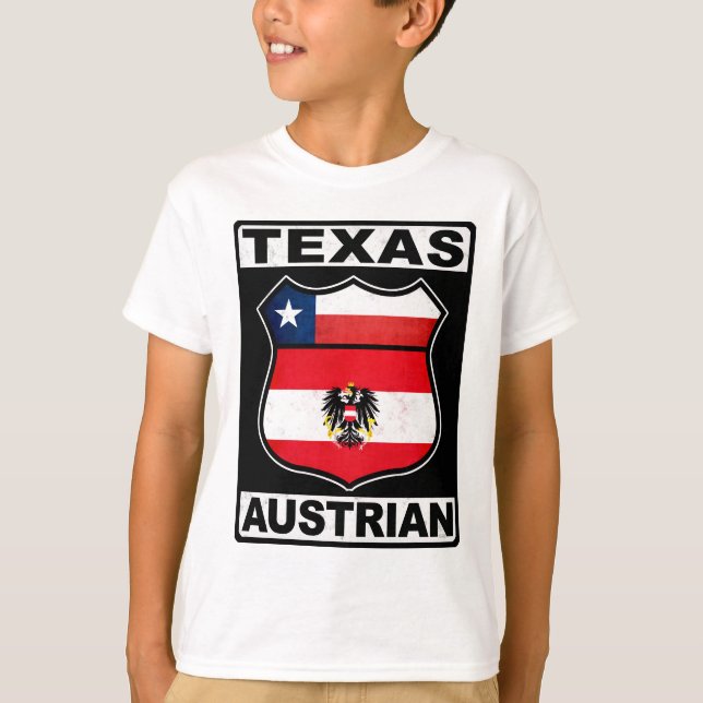 Camiseta Texas Austríaco Americano (Frente)