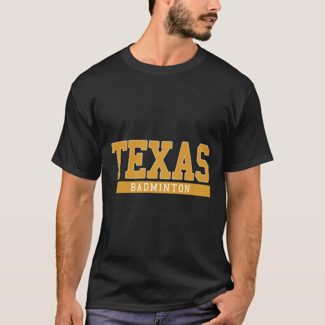 Camiseta Texas Badminton (Frente)