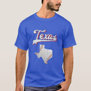 Camiseta Texas Baseball T Game Day Vintage Ranger (Ranger d