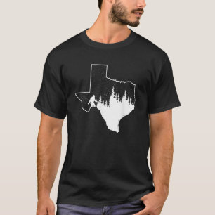 Camiseta Texas Bigfoot Gift Sasquatch Silhout State Prid