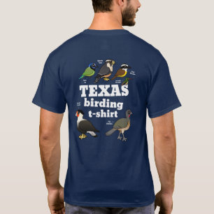 Camiseta Texas Birding T-Shirt (design atrás)