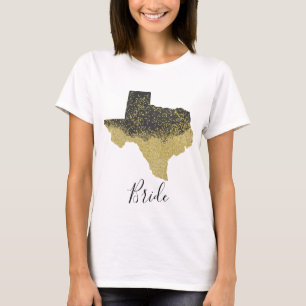 Camiseta Texas Bride Black e Dourada Image