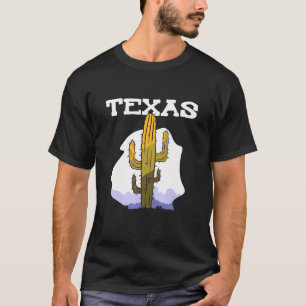Camiseta Texas Cactus Retro Country name