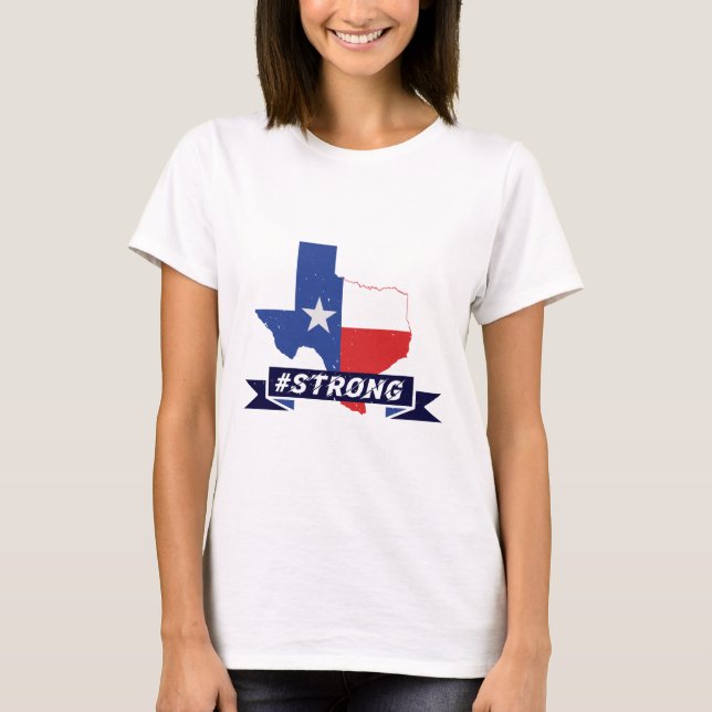 Camiseta Texas continue forte (Frente)