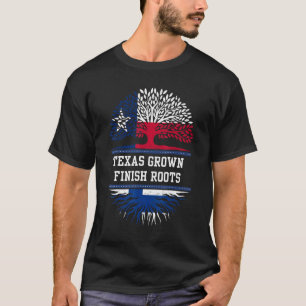 Camiseta Texas Cresceu com raízes finalistas na Finlândia