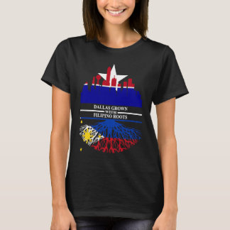Camiseta Texas Dallas Half Filipino Roots Dallasite Philipp