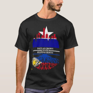 Camiseta Texas Dallas Half Filipino Roots Dallasite Philipp