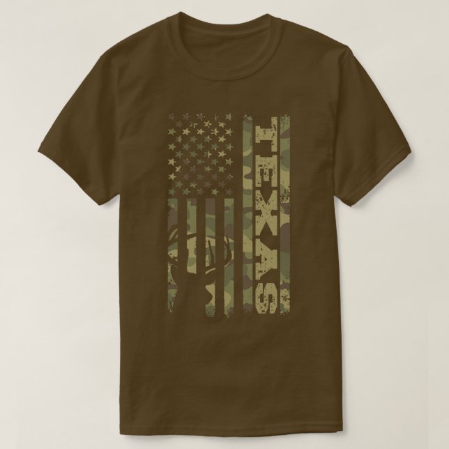 Camiseta Texas Deer Hunter (Frente do Design)