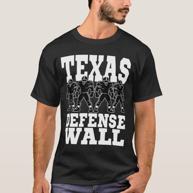 CAMISETA TEXAS DEFENSE WALL - DALLAS FOOTBALL (Frente)