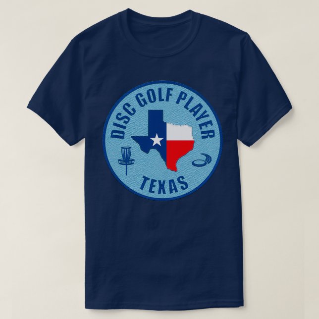 Camiseta Texas Disk Golf 2 (Frente do Design)