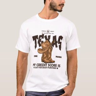 Camiseta Texas : é minha pontuação de crédito