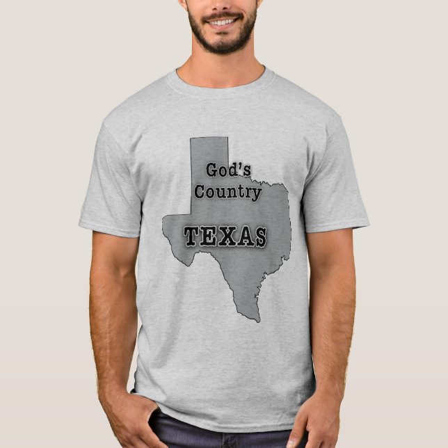 Camiseta Texas é o PAÍS do DEUS (Frente)