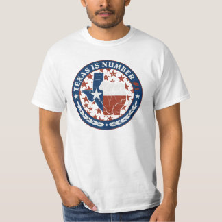 Camiseta Texas é t-shirt do número um