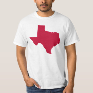 Camiseta Texas em Vermelho