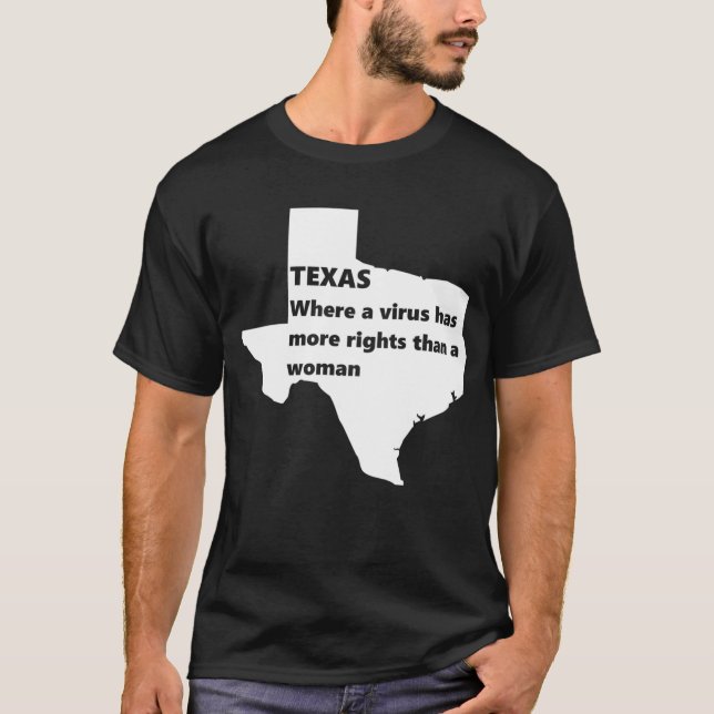 Camiseta texas feministas covid white (Frente)