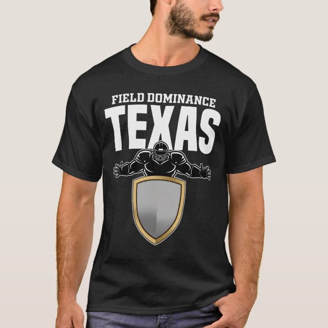 CAMISETA TEXAS FIELD DOMINANCE - DALLAS FOOTBALL (Frente)