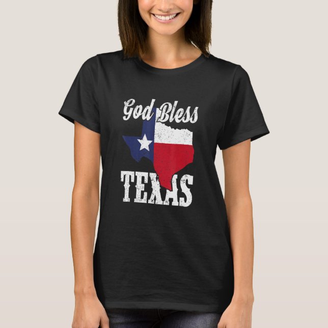 Camiseta Texas Flag Estados Unidos Estado Patriótico Texa D (Frente)