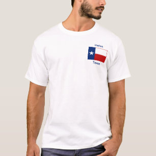 Camiseta Texas Flag Map City T Shirt
