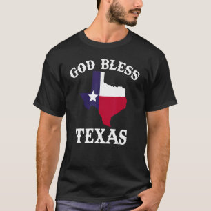 Camiseta Texas Flag Patriotic Texan Pride Deus abençoe Texa