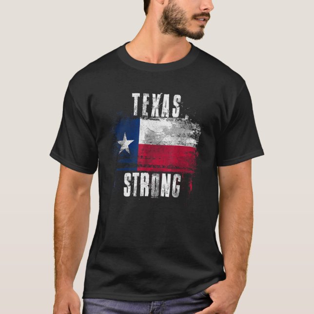 Camiseta Texas Forte Distante Flag Texan Prian T Shirt (Frente)