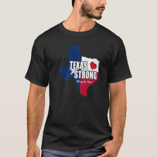 Camiseta Texas Forte Reze Para O Mapa De Bandeiras Do Texas