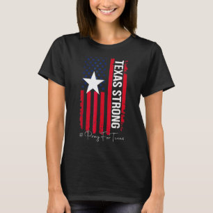 Camiseta Texas Forte Reze Para O Mapa De Bandeiras Do Texas