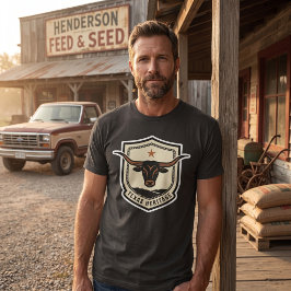 Camiseta Texas Frontier Heritage Badge