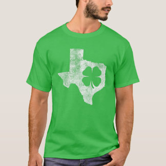 Camiseta Texas Gift St. Patrick's Day Shamrock Clover Irish