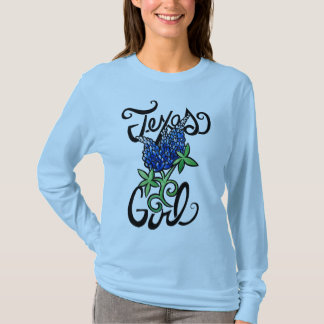 Camiseta Texas Girl texas Bluebonnets