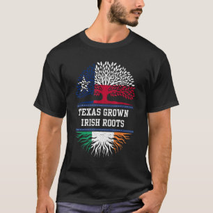 Camiseta Texas Grown with Irish Roots - Irlanda
