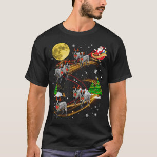 Camiseta Texas Heeler Reindeer Papais noeis de salto de Nat