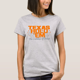 Camiseta Texas hold 'Em shirt - escolha estilo e cor