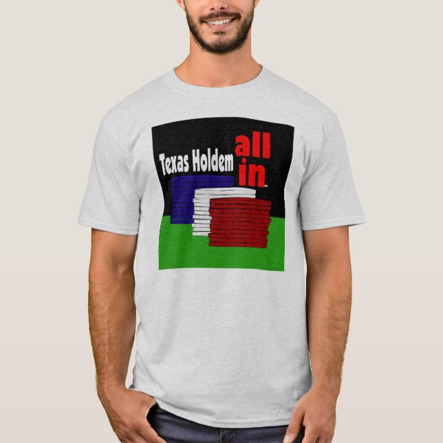 Camiseta Texas Holdem todo dentro! (Frente)