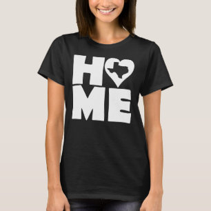 Camiseta Texas Home Heart State Tees
